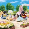 imageCalico Critters Penguin Babies Ride n Play  Doll Playset with 2 Poseable Figures Pushcart ampamp MorePenguin Babies Ride n Play