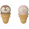 imageCalico Critters Penguin Babies Ride n Play  Doll Playset with 2 Poseable Figures Pushcart ampamp MorePenguin Family