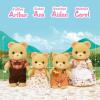imageCalico Critters Pickleweeds Hedgehog Family  Set of 4 Collectible Doll Figures for Children Ages 3Cuddle Bear Family