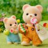 imageCalico Critters Pickleweeds Hedgehog Family  Set of 4 Collectible Doll Figures for Children Ages 3Cuddle Bear Family