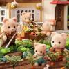imageCalico Critters Pickleweeds Hedgehog Family  Set of 4 Collectible Doll Figures for Children Ages 3Cuddle Bear Family