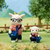 imageCalico Critters Pickleweeds Hedgehog Family  Set of 4 Collectible Doll Figures for Children Ages 3Goat Family