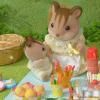 imageCalico Critters Pickleweeds Hedgehog Family  Set of 4 Collectible Doll Figures for Children Ages 3Hazelnut Chipmunk Family