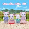 imageCalico Critters Pickleweeds Hedgehog Family  Set of 4 Collectible Doll Figures for Children Ages 3Marshmallow Mouse Family