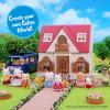 imageCalico Critters Pickleweeds Hedgehog Family  Set of 4 Collectible Doll Figures for Children Ages 3Marshmallow Mouse Family