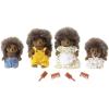 imageCalico Critters Pickleweeds Hedgehog Family  Set of 4 Collectible Doll Figures for Children Ages 3Pickleweeds Hedgehog Family