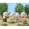 imageCalico Critters Pickleweeds Hedgehog Family  Set of 4 Collectible Doll Figures for Children Ages 3Sheep Family