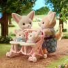 imageCalico Critters Pookie Panda Family Dolls Dollhouse Figures Collectible Toys with 4 Figures IncludedFennec Fox Family