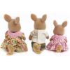 imageCalico Critters Pookie Panda Family Dolls Dollhouse Figures Collectible Toys with 4 Figures IncludedHopper Kangaroo Family