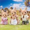 imageCalico Critters Pookie Panda Family Dolls Dollhouse Figures Collectible Toys with 4 Figures IncludedHopper Kangaroo Family