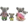 imageCalico Critters Pookie Panda Family Dolls Dollhouse Figures Collectible Toys with 4 Figures IncludedOutback Koala Family