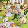 imageCalico Critters Pookie Panda Family Dolls Dollhouse Figures Collectible Toys with 4 Figures IncludedOutback Koala Family