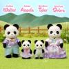 imageCalico Critters Pookie Panda Family Dolls Dollhouse Figures Collectible Toys with 4 Figures IncludedPookie Panda Family