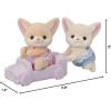 imageCalico Critters Reindeer Twins Set of 2 Collectible Doll FiguresFennec Fox Twins