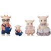 imageCalico Critters Pickleweeds Hedgehog Family  Set of 4 Collectible Doll Figures for Children Ages 3Goat Family
