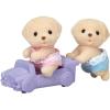 imageCalico Critters Reindeer Twins Set of 2 Collectible Doll FiguresYellow Labrador Twins