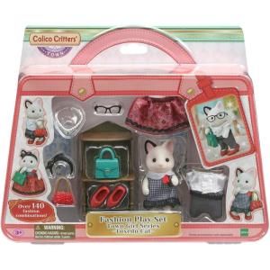 imageCalico Critters Fashion Playset Town Girl Series  Persian Cat Dress Up Your Critter in Stylish OutfitsFashion Playset  Tuxedo Cat