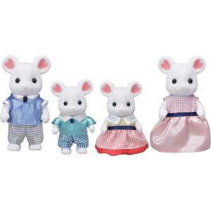 imageCalico Critters Pickleweeds Hedgehog Family  Set of 4 Collectible Doll Figures for Children Ages 3Marshmallow Mouse Family