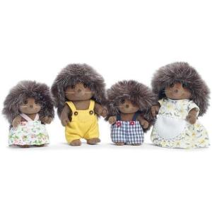 imageCalico Critters Pickleweeds Hedgehog Family  Set of 4 Collectible Doll Figures for Children Ages 3Pickleweeds Hedgehog Family