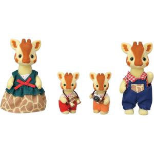 imageCalico Critters Pookie Panda Family Dolls Dollhouse Figures Collectible Toys with 4 Figures IncludedHighbranch Giraffe Family