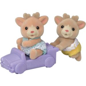 imageCalico Critters Reindeer Twins Set of 2 Collectible Doll FiguresReindeer Twins