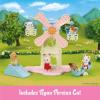 imageCalico Critters Baby Windmill Park Dollhouse Playset with Persian Cat Figure Included includes windmill with swing slide seesaw and figure MediumBaby Windmill Park