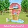 imageCalico Critters Baby Windmill Park Dollhouse Playset with Persian Cat Figure Included includes windmill with swing slide seesaw and figure MediumBaby Balloon Playhouse