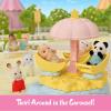 imageCalico Critters Baby Windmill Park Dollhouse Playset with Persian Cat Figure Included includes windmill with swing slide seesaw and figure MediumBaby Star Carousel