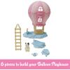 imageCalico Critters Baby Windmill Park Dollhouse Playset with Persian Cat Figure Included includes windmill with swing slide seesaw and figure MediumBaby Balloon Playhouse
