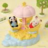 imageCalico Critters Baby Windmill Park Dollhouse Playset with Persian Cat Figure Included includes windmill with swing slide seesaw and figure MediumBaby Star Carousel