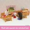 imageCalico Critters Childrens Bedroom Set Paper MulticolorChildrens Bedroom Set