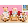 imageCalico Critters Comfy Living Room Set  Toy Dollhouse Furniture ampamp Accessories Set for Ages 3Living Room Suite