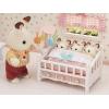 imageCalico Critters Crib with Mobile  Interactive Dollhouse Furniture Set with Working Features