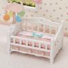 imageCalico Critters Crib with Mobile  Interactive Dollhouse Furniture Set with Working Features