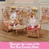 imageCalico Critters Doll House Furniture and Dcor Wall Lamps ampamp Curtains Set Multicolor