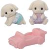 imageCalico Critters Flora Rabbit Twins  Set of 2 Collectible Doll Figures for Ages 3
