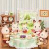 imageCalico Critters Hopscotch Rabbit Family Dolls Doll House Figures Collectible Toys