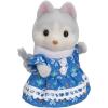 imageCalico Critters Husky Brother ampamp Sisters Tandem Cycling Set Dollhouse Playset with Figures and Accessories