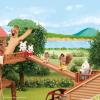 imageCalico Critters Lakeside Lodge Gift Set Collectible Dollhouse with Figures Furniture and Accessories Pink Medium