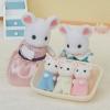 imageCalico Critters Marshmallow Mouse Triplets  Adorable Set of 3 Baby Mice with Removable Clothing and Accessories