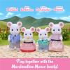 imageCalico Critters Marshmallow Mouse Triplets  Adorable Set of 3 Baby Mice with Removable Clothing and Accessories