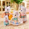imageCalico Critters Persian Cat Family  Set of 4 Collectible Doll Figures for Children Ages 3Latte Cat Family