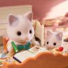 imageCalico Critters Persian Cat Family  Set of 4 Collectible Doll Figures for Children Ages 3Latte Cat Family