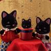 imageCalico Critters Persian Cat Family  Set of 4 Collectible Doll Figures for Children Ages 3Midnight Cat Family