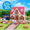 imageCalico Critters Persian Cat Family  Set of 4 Collectible Doll Figures for Children Ages 3Midnight Cat Family