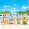 imageCalico Critters Persian Cat Family  Set of 4 Collectible Doll Figures for Children Ages 3Sandy Cat Family