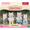 imageCalico Critters Persian Cat Family  Set of 4 Collectible Doll Figures for Children Ages 3Silk Cat Family
