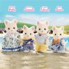 imageCalico Critters Persian Cat Family  Set of 4 Collectible Doll Figures for Children Ages 3Silk Cat Family