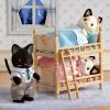 imageCalico Critters Persian Cat Family  Set of 4 Collectible Doll Figures for Children Ages 3Tuxedo Cat Family
