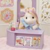 imageCalico Critters Ponys Vanity Dresser Set Dollhouse Playset with Figure and AccessoriesPonys Stylish Hair Salon